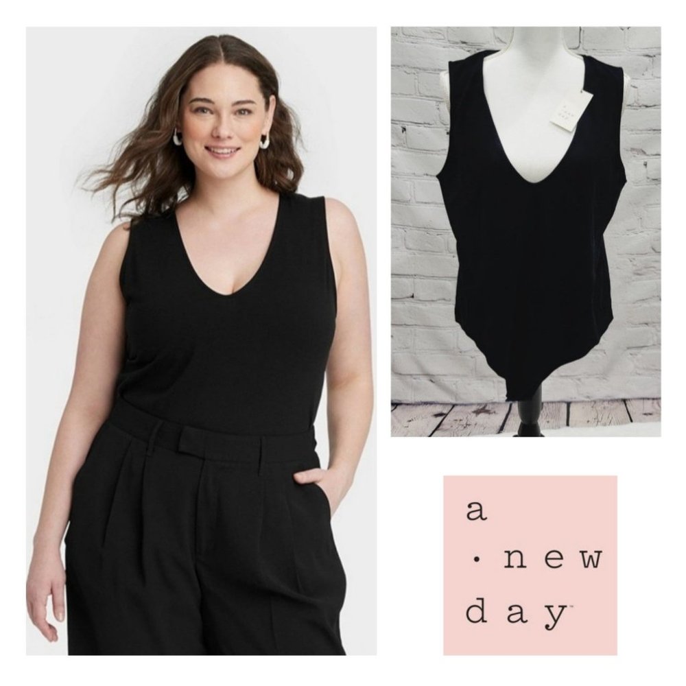 A New Day, Women's V-Neck Bodysuit, DR6-FA